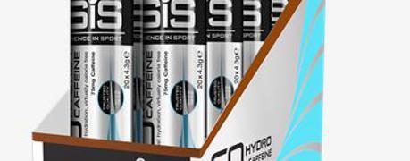 Comprimidos para rehidratación Science in Sport Go Hydro +Caffeine que hacen uso de la cafeína para un impulso adicional