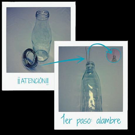 JARRÓN DIY CON BOTELLA RECICLADA JARRÓN DIY CON BOTELLA RECICLADA