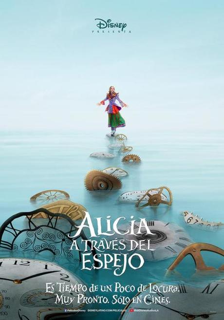 1ros posters de #AliciaATravésDelEspejo secuela de “Alicia en el País de las Maravillas”