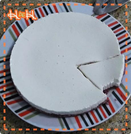 RECETA: Tarta de queso healthy/fitness CON BASE DE FRAMBUESA