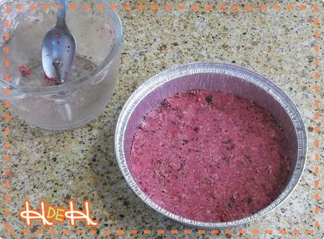 RECETA: Tarta de queso healthy/fitness CON BASE DE FRAMBUESA