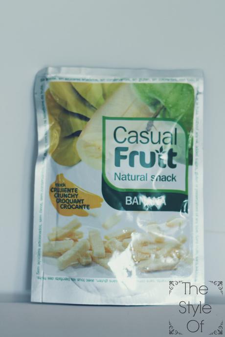 casual fruit snack plátano