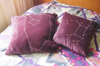DIY: Cojines de constelaciones.