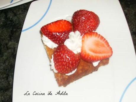 Pastel crujiente de miel