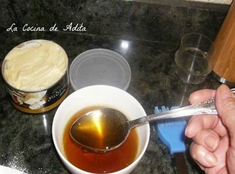 Pastel crujiente de miel