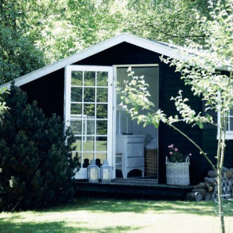 Colores neutros para una cabaña en el campo