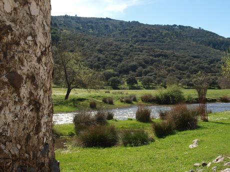 Mapa para llegar al Estrecho de las Hoces del Guadiana y tabla de la Murciana en Arroba de los Montes.