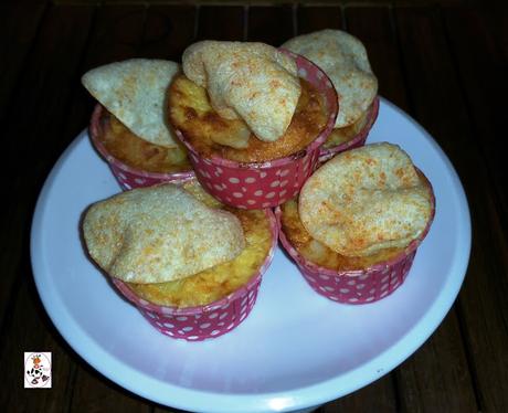 CUPCAKES DE TORTILLA CON SABOR A PIZZA