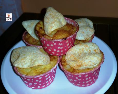 CUPCAKES DE TORTILLA CON SABOR A PIZZA