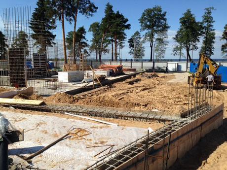 A-cero Pojects Fotos de obra de la vivienda diseñada por A-cero al este de Europa