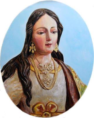 Iconografía de la Pastora de Cantillana: Pintura de David Payan