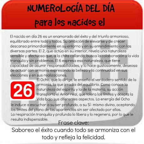 Numerología del día de nacimiento: 8, 17 y 26