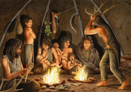 prehistoria-cazadores-y-recolectores-del-paleolitico-como-vivian-dentro-de-una-cueva