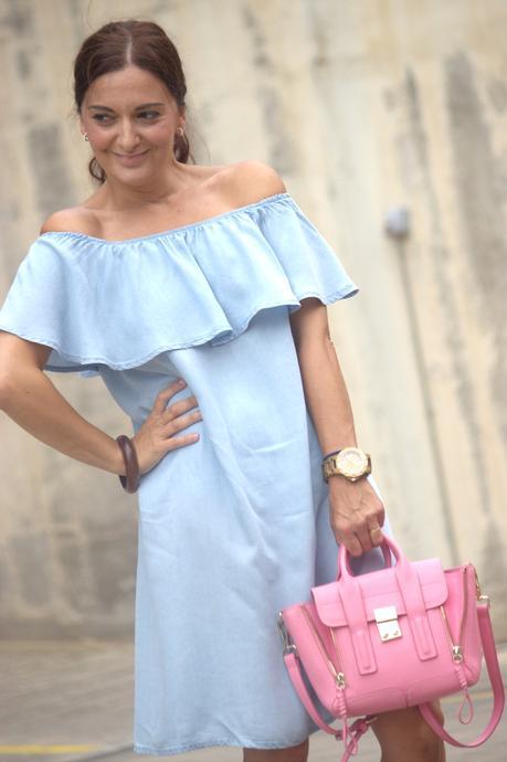 Vestido denim de Romwe