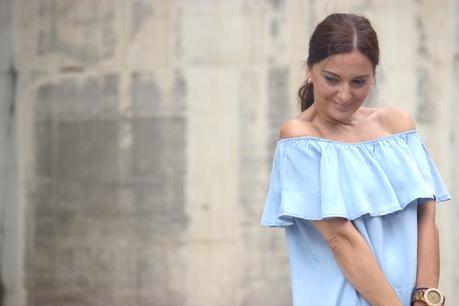 Vestido denim de Romwe