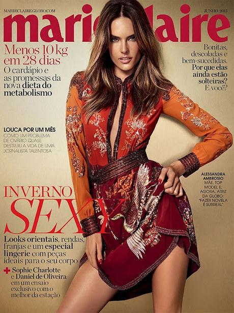 Alessandra Ambrosio seduce en Marie Claire Brasil