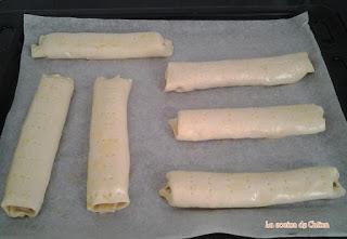 Cañas de jamón y queso