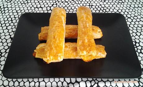 Cañas de jamón y queso