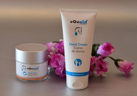 La crema de manos y la crema facial a la leche de yegua de eQUAID COSMETICS