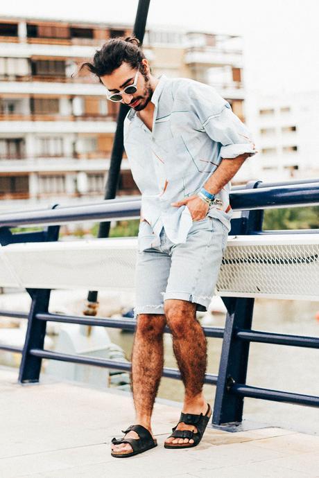 GET_HIGH_BY_THE_BEACH_glamour_narcotico_charlie_cole_vintage_shirt_levis_shorts_Pull&Bear_Sandals_Mouet_Sunglasses_Menswear_Lifestyle_El_Perello (13)