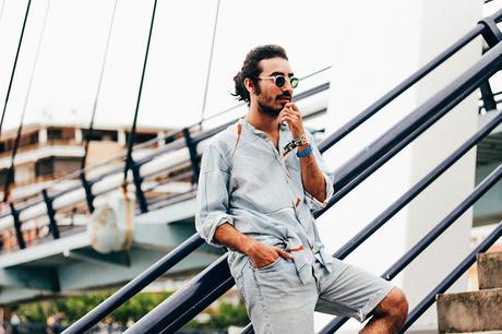 GET_HIGH_BY_THE_BEACH_glamour_narcotico_charlie_cole_vintage_shirt_levis_shorts_Pull&Bear_Sandals_Mouet_Sunglasses_Menswear_Lifestyle_El_Perello (1)