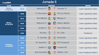jornada 6 liga