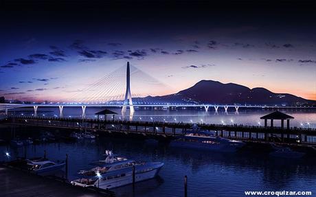 NOT-087-Zaha Hadid wins Danjiang Bridge Competition in Taiwan-0
