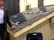 Paneles fotovoltaicos baratos livianos para techos inclinados.