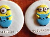 Galletas minions fondant