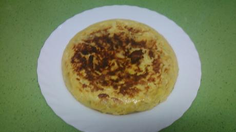 Tortilla de patata y calabacín