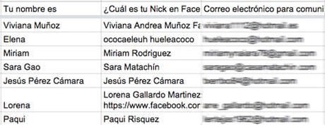 GANADORES DEL SORTEO