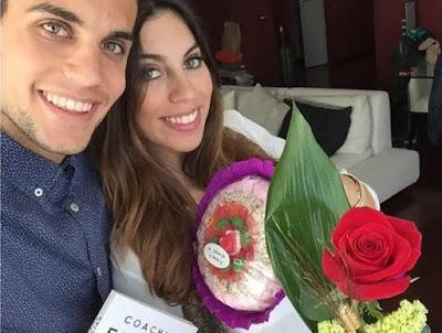 Nace la primera hija de Melissa Jiménez y Marc Bartra