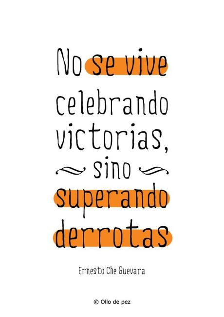 Supera tus derrotas y aprende de ellas.