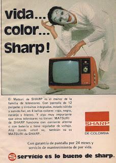 REVISTA SELECCIONES DEL READER'S DIGEST: TELEVISORES SHARP.