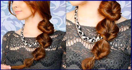 Como hacer una trenza con nudos de lado