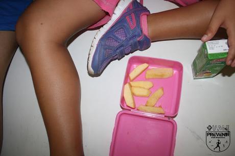 desayuno fruta niño