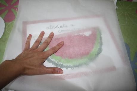 Diy: estampando con ceras de colores