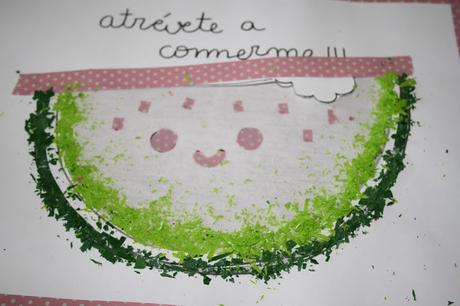 Diy: estampando con ceras de colores