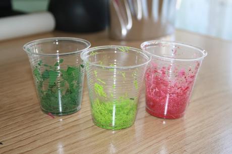 Diy: estampando con ceras de colores