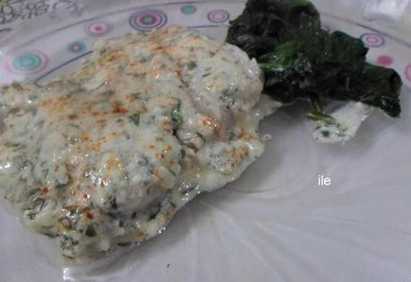 Pescado con pasta de sésamo o tahine