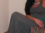 Gris plata turquesa (look, manicura outfit)