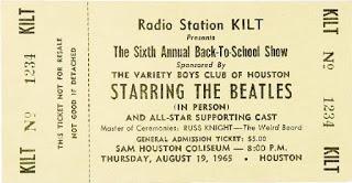 50 años: 19 Ago. 1965 - Sam Houston Coliseum - Houston, Texas