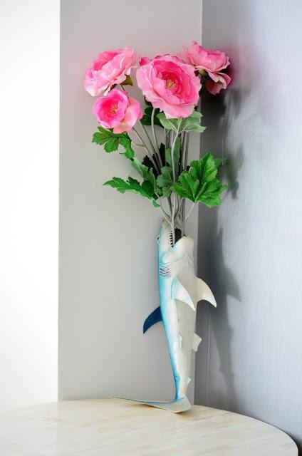 Flores en el muro...