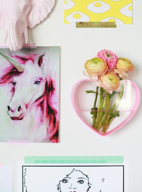 Flores en el muro...