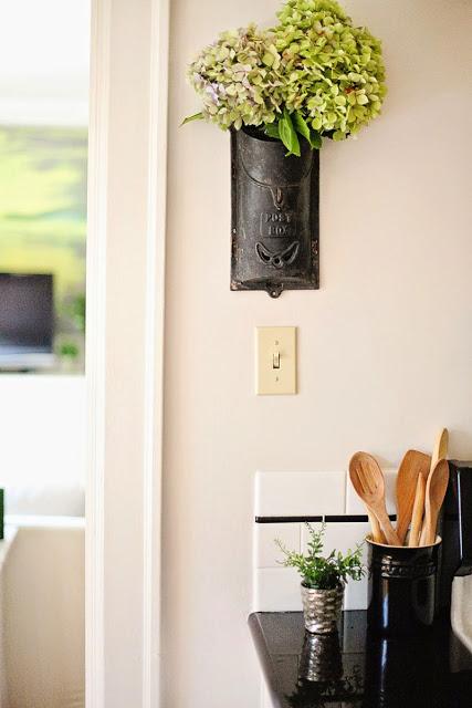 Flores en el muro...