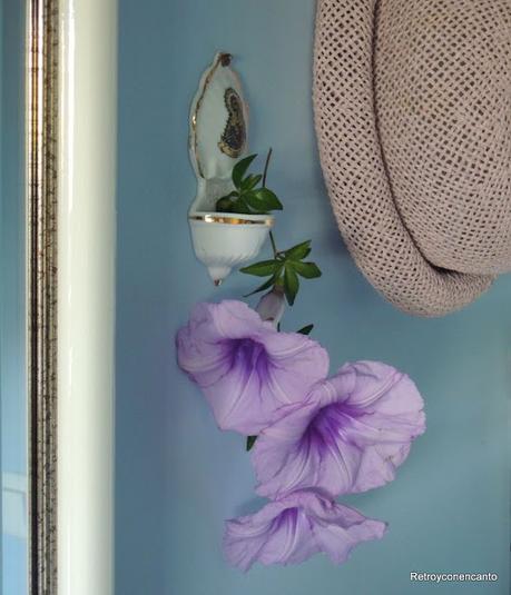 Flores en el muro...