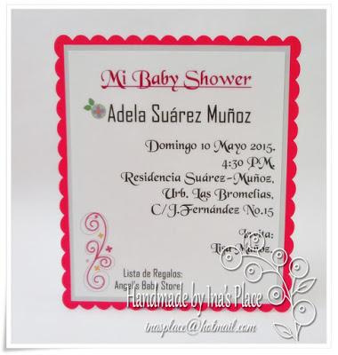 Invitaciones Baby Shower - Entre flores & mariposas. - Paperblog