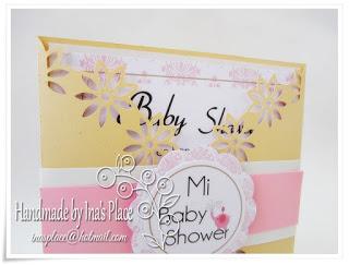 Invitaciones Baby Shower - Entre flores & mariposas.