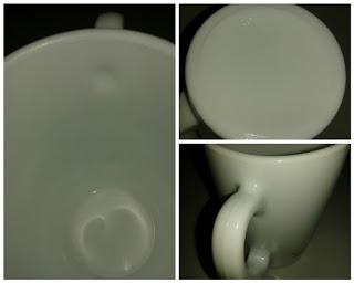 Resultado de la taza blanqueada con lejía alimentaria