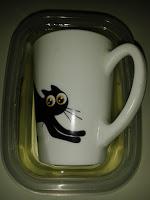 Taza tratada con lejía y agua del grifo